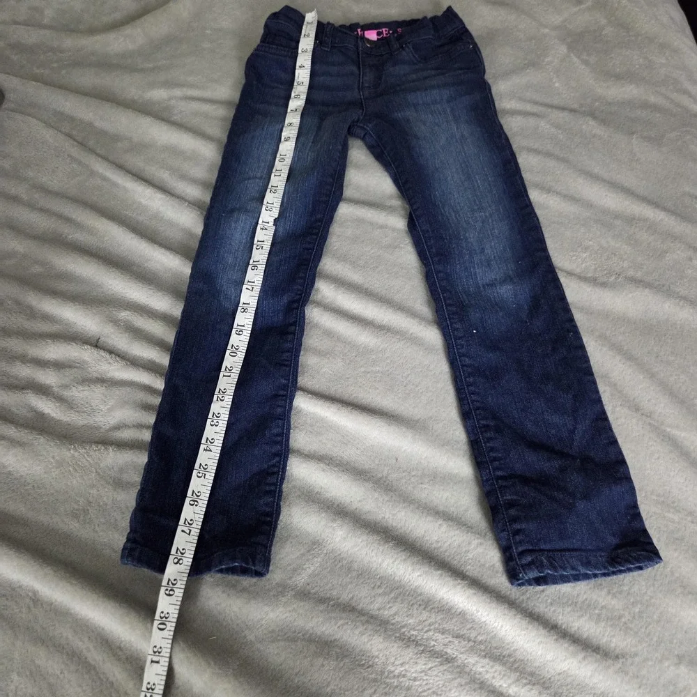 The Children's Place Jeans Girls 6X/7 Blue Dark Wash Skinny Stretch Denim Pants